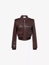 FRAME - The Aviator Regular-Fit Leather Jacket | Selfridges.com at Selfridges